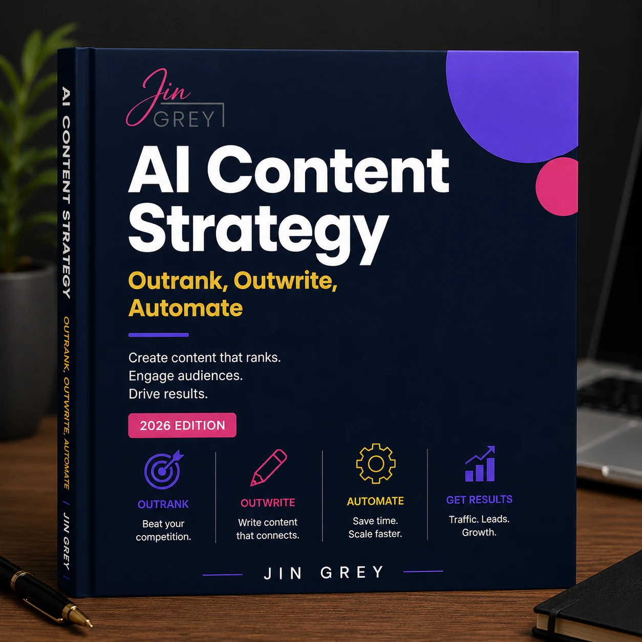 AI Content Strategy 2026: Outrank, Outwrite, Automate cover