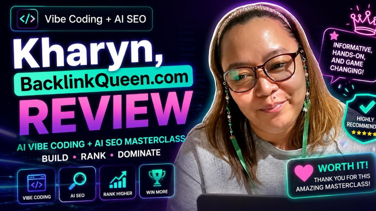 Kharyn's review of the AI Vibe PH masterclass — highly recommended, five stars